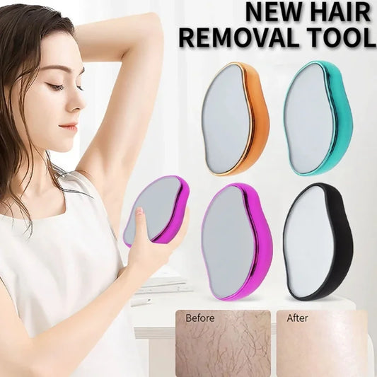 Nano painless hair removal device is safe, easy to clean, and reusable