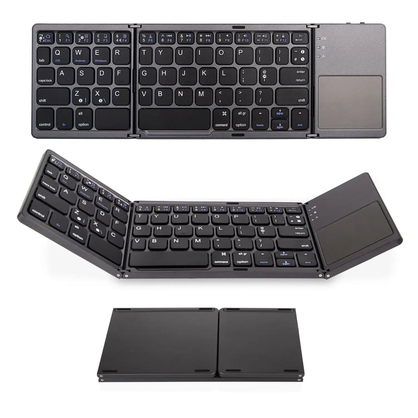 Mini Foldable Touch 3.0 bluetooth Keyboard For Samsung Dex Win/iOS/Android System